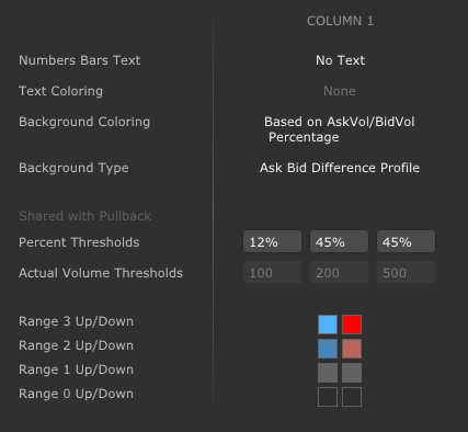 Numbers Bars Inputs